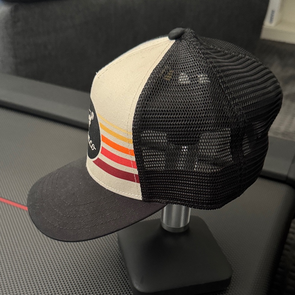 American Needle Black and Cream Bronco Hat - Picture 2 of 5